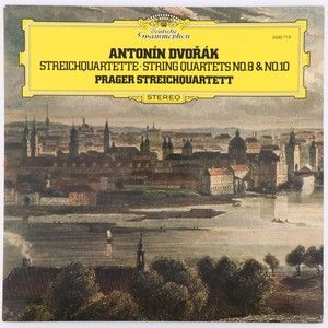 Antonín Dvořák, Prager Streichquartett String Quartets No. 8 & No. 10 LP Record